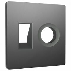 Накладка для ТВ-розетки и RJ-11 или RJ-45 Ambrella Volt ALFA AP6625