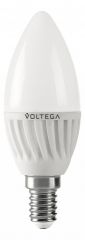 Лампа светодиодная Voltega E14 6.5Вт 4000K VG1-C2E14cold6W