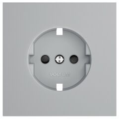 Накладка для розетки с заземлением и со шторками Voltum S70 VLS000716