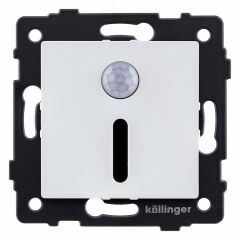 Заглушка для поста с подсветкой, без рамки Kollinger REA-045WH