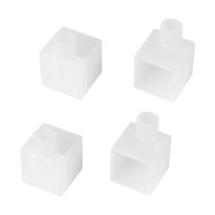 Заглушка WPH-FLEX-1616-90 WHITE с отверстием ( Arlight , Пластик)