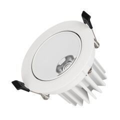 Светильник MS-FORECAST-BUILT-TURN-R102-12W Warm3000 (WH-WH, 32 deg, 230V) ( Arlight , IP20 Металл, 5 лет)