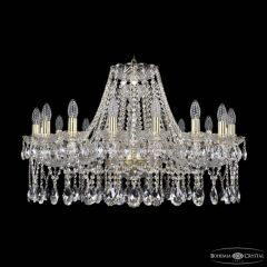 Подвесная люстра Bohemia Ivele Crystal 1413 1413/16/300 G