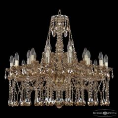 Подвесная люстра Bohemia Ivele Crystal 1413 1413/16+8+4/300 G M721
