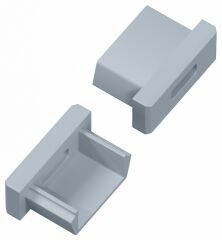 Заглушка для профиля с отверстием Donel DNCAP18522.1