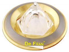 Точечный светильник De Fran FT 106 WA SNG w "Пирамида" сатин-никель / золото + белый MR16 1 x 50 вт