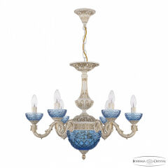 Подвесная люстра Bohemia Ivele Crystal AL7901 AL79101P/6/175 WMG P Aquamarine/M-1F