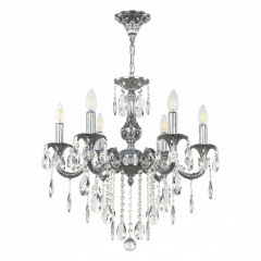 Подвесная люстра Bohemia Ivele Crystal AL7901 AL79101/6/175 B Ni