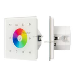  Arlight Сенсорная панель DALI-901-11-1G-4SC-RGBW-DT8-IN White (BUS/230V) (INTELLIGENT ARLIGHT, IP20 Пластик, 3 года)
