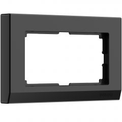  Werkel Рамка для двойной розетки (черный) W0081808