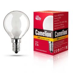 Лампа накаливания Camelion E14 40W 40/D/FR/E14 9868