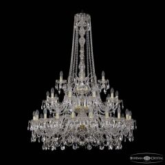 Подвесная люстра Bohemia Ivele Crystal 1411 1411/20+10+5/400/h-158/3d G