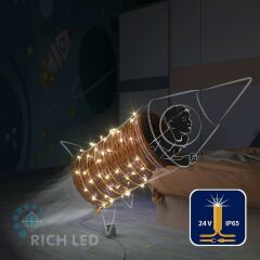  Rich LED Гирлянда Нить RL-S10CF-24V-CGd RL-S10CF-24V-CGd/WW