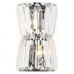 Накладной светильник Ambrella Light Traditional 8 TR5217/2 СН/CL хром/прозрачный E14/2 max 40W 245*150*110