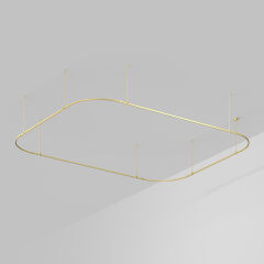 Трек ART-APRIORI-RECTANGLE-SOFT-ROD-800-4500x3500 (GD) ( Arlight , IP20 Металл, 3 года)