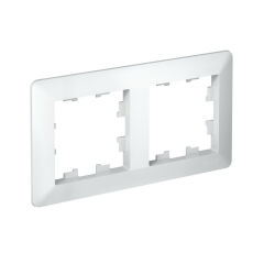  Systeme Electric ATLASDESIGN AIR 2-постовая РАМКА, БЕЛЫЙ/дымчатый белый