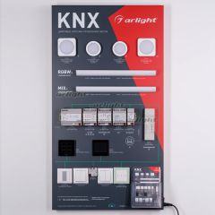 Стенд Системы Управления KNX-1100x600mm-V1 (DB 3мм, пленка, лого) ( Arlight , -)