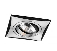Точечный светильник Feron 18630 CD2340 MR16 "квадрат", черный/алюминиевый