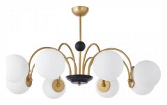 Люстра на штанге Arte Milano AM-Napoli 312066/D940/8 BS/BK