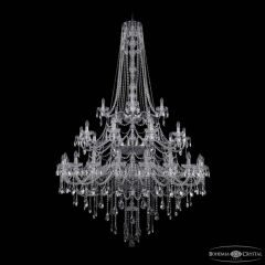 Подвесная люстра Bohemia Ivele Crystal 1415 1415/20+10+5/530/h-231/3d Ni