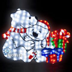  Rich LED Панно световое (1.1x0.95 м) Мишки RL-A2D-01-110