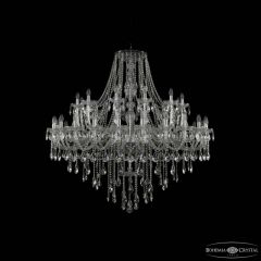 Подвесная люстра Bohemia Ivele Crystal 1415 1415/24+12/530 Ni