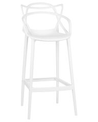 Стул барный Dobrin LMZL-PP601C MASTERS BAR, белый (W-02)