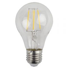 Лампа светодиодная филаментная Эра E27 18W 2700K прозрачная F-LED A60-5W-827-E27