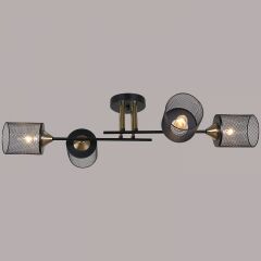  Reluce Люстра на штанге 38460-0.3-04 BK+COPPER