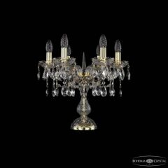 Настольная лампа декоративная Bohemia Ivele Crystal 1413 1413L/6/141-39 G