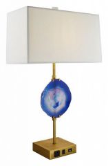 Настольная лампа декоративная Imperiumloft Blue Agate 43,324