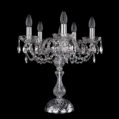 Настольная лампа Bohemia Ivele Crystal 1402L/5/141-47/Ni