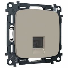 Розетка Ethernet RJ-45 и со шторками, без рамки Ambrella Volt OMEGA MO372005