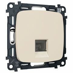 Розетка Ethernet RJ-45 и со шторками, без рамки Ambrella Volt OMEGA MO332005