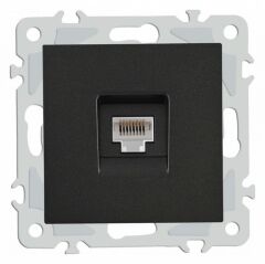 Розетка Ethernet RJ-45 без рамки Arte Milano am-206 206.45-1.black