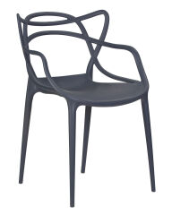 Стул обеденный Dobrin LMZL-PP601 MASTERS, серо-синий (NX-GR-16)