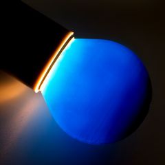  Neon-Night Лампа накаливания GS-45 E27 220В 10Вт синий 401-113