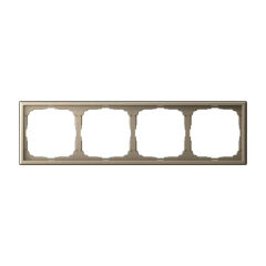  Systeme Electric ARTGALLERY 4-постовая РАМКА, универсальная, ШАМПАНЬ