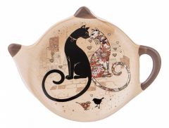  АРТИ-М Подставка под чайные пакетики (12x9.5x1.5 см) Парижские коты 358-1738