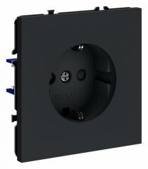 Розетка с заземлением и со шторкой, без рамки Voltum S70 VLS040207