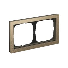  Systeme Electric ARTGALLERY PURE 2-постовая РАМКА, МЕТАЛЛ ЛАТУНЬ