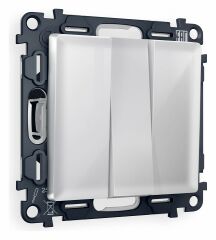 Выключатель трехклавишный без рамки Ambrella Volt Quant MA405010