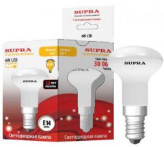 Лампа светодиодная Supra SL-LED-PR-R39-6W/3000/E14