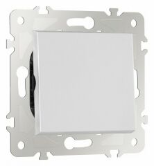Выключатель проходной одноклавишный без рамки Arte Milano 203 203.32-1.silver