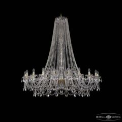 Подвесная люстра Bohemia Ivele Crystal 1411 1411/20/530/h-157 G