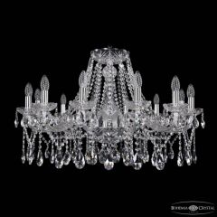 Подвесная люстра Bohemia Ivele Crystal 1413 1413/12/300 Ni