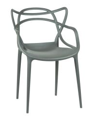 Стул обеденный Dobrin LMZL-PP601 MASTERS, тёмно-серый (GR-04)