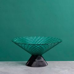 Ваза Cloyd MESO Vase / Ø25 см - зелен. стекло (арт.50023)