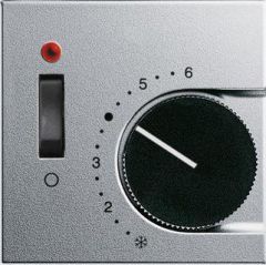 Лицевая панель Gira System 55 термостата теплого пола алюминий 149226