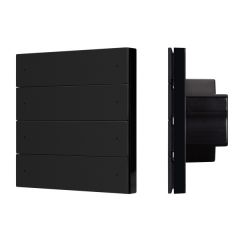 INTELLIGENT ARLIGHT Кнопочная панель SMART-DMX512-801-22-8G-8SC-DIM-IN Black (230V, 2.4G) ( Arlight , IP20 Пластик, 5 лет)